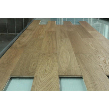 Suelo de madera dirigido del roble natural del grado de Ab, madera de roble de 2-6m m, grueso total 10-20m m